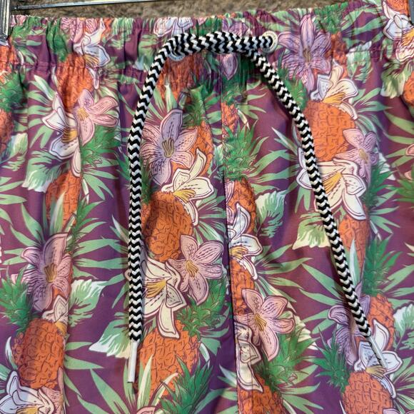 Boardies Apparel Shorts Swim Shorts Trunks M Pink Palm Print Tropical Quick Dry - Picture 2 of 11